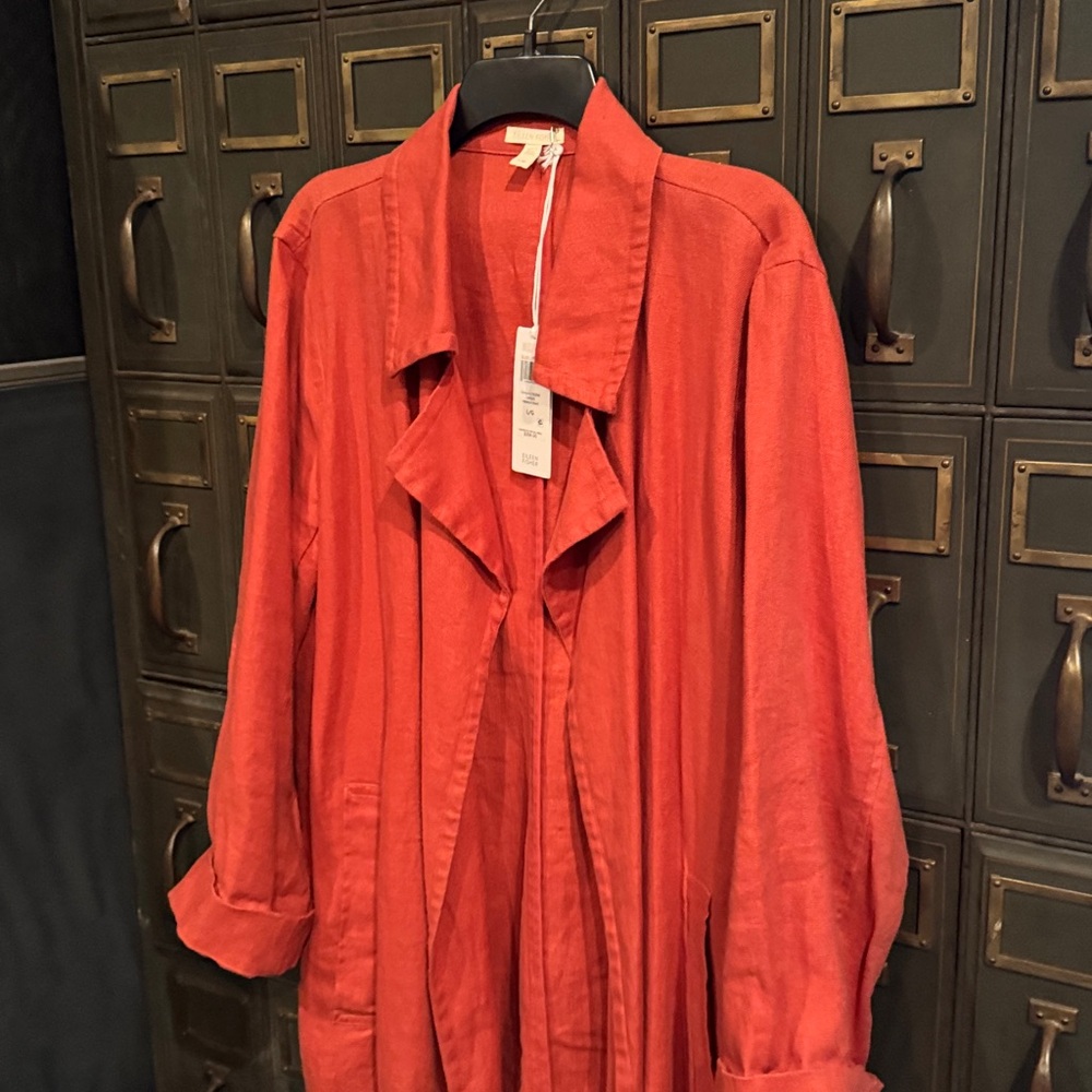 Eileen fisher linen coat/duster - Picture 5 of 6